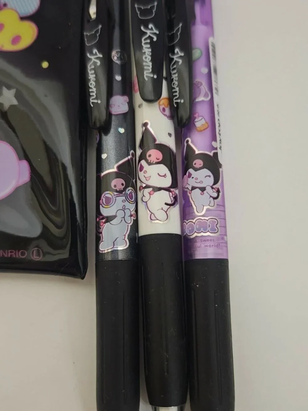 Sanrio Kuromi Stationery Bundle - Painting Book, Pencil Case & 3 Pencils, NWT